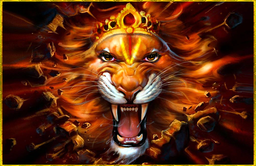 Narasimha as Lion