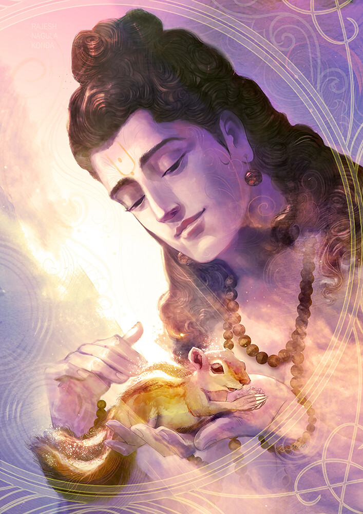 Lord Ram And The Little Squirrel